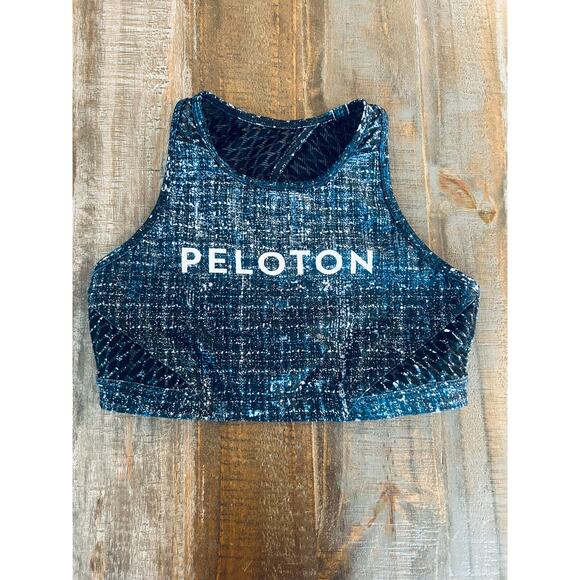 Peloton WITH Women's Stardust Tweed Sports Bra Size Small - Picture 1 of 7